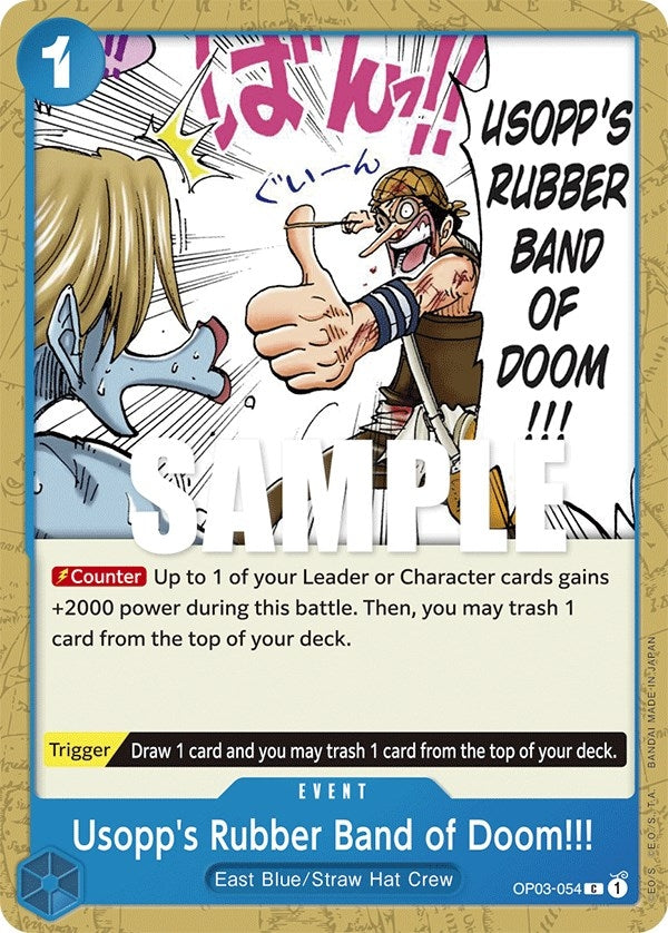 Image for Usopp's Rubber Band of Doom!!! (OP03-054) (Pillars of Strength) (OP03) - One Piece Card Game
