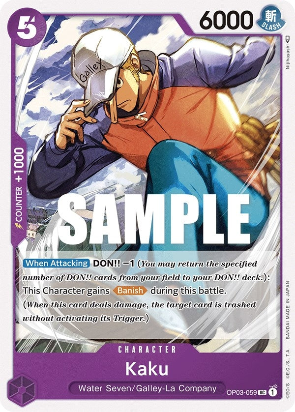 Image for Kaku (059) (OP03-059) (Pillars of Strength) (OP03) - One Piece Card Game