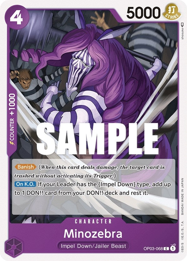 Image for Minozebra (OP03-068) (Pillars of Strength) (OP03) - One Piece Card Game