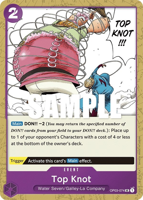 Image for Top Knot (OP03-074) (Pillars of Strength) (OP03) - One Piece Card Game