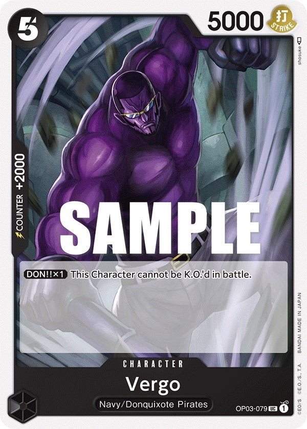 Image for Vergo (OP03-079) (Pillars of Strength) (OP03) - One Piece Card Game