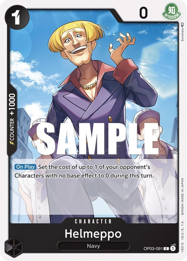 Image for Helmeppo (OP03-091) (Pillars of Strength) (OP03) - One Piece Card Game