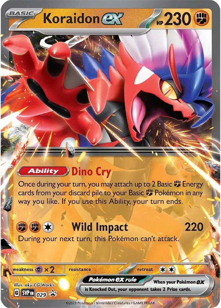 Image for Koraidon ex - 029 (029) (SV: Scarlet & Violet Promo Cards) (SVP) - Pokemon