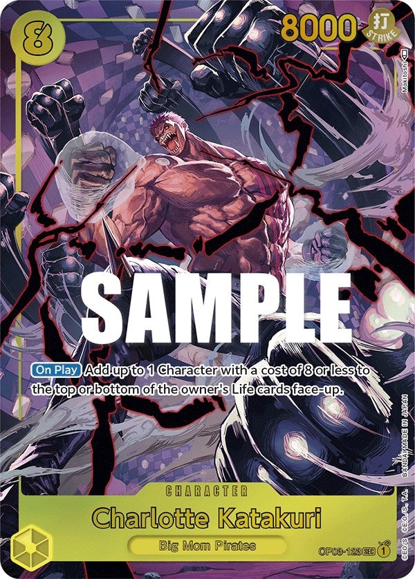 Image for Charlotte Katakuri (123) (Alternate Art) (OP03-123) (Pillars of Strength) (OP03) - One Piece Card Game