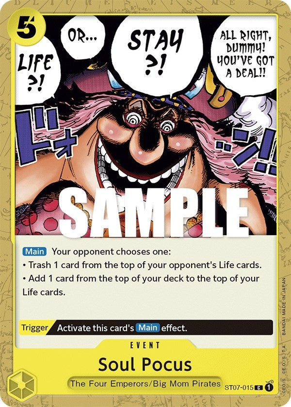 Image for Soul Pocus (ST07-015) (Starter Deck 7: Big Mom Pirates) (ST-07) - One Piece Card Game