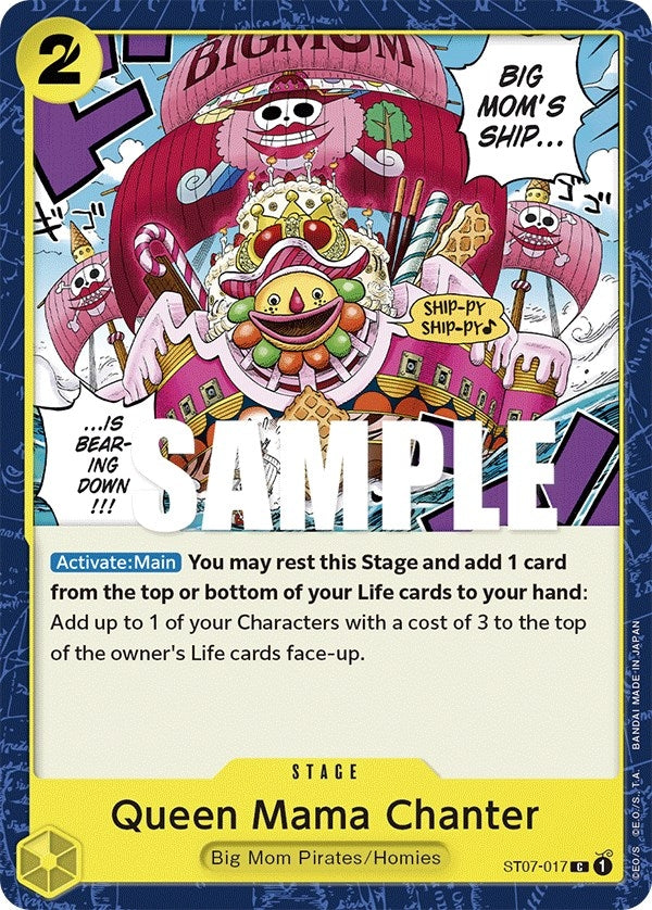 Image for Queen Mama Chanter (ST07-017) (Starter Deck 7: Big Mom Pirates) (ST-07) - One Piece Card Game