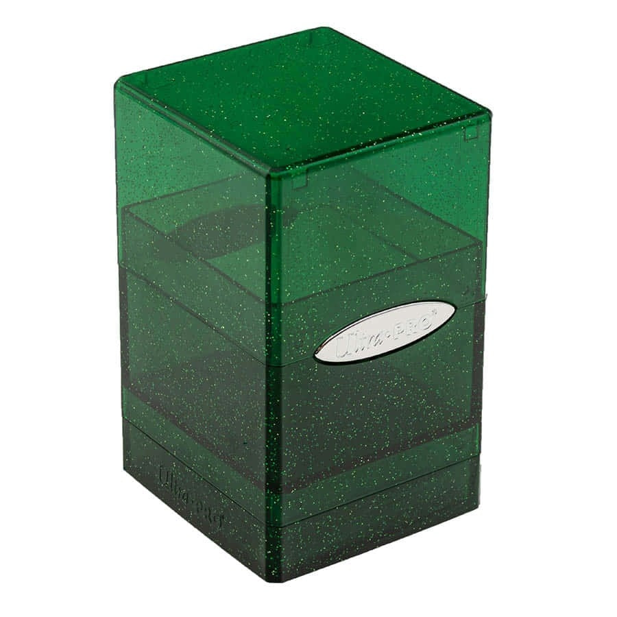 Image for Satin Tower - Glitter Green - Deck Boxes