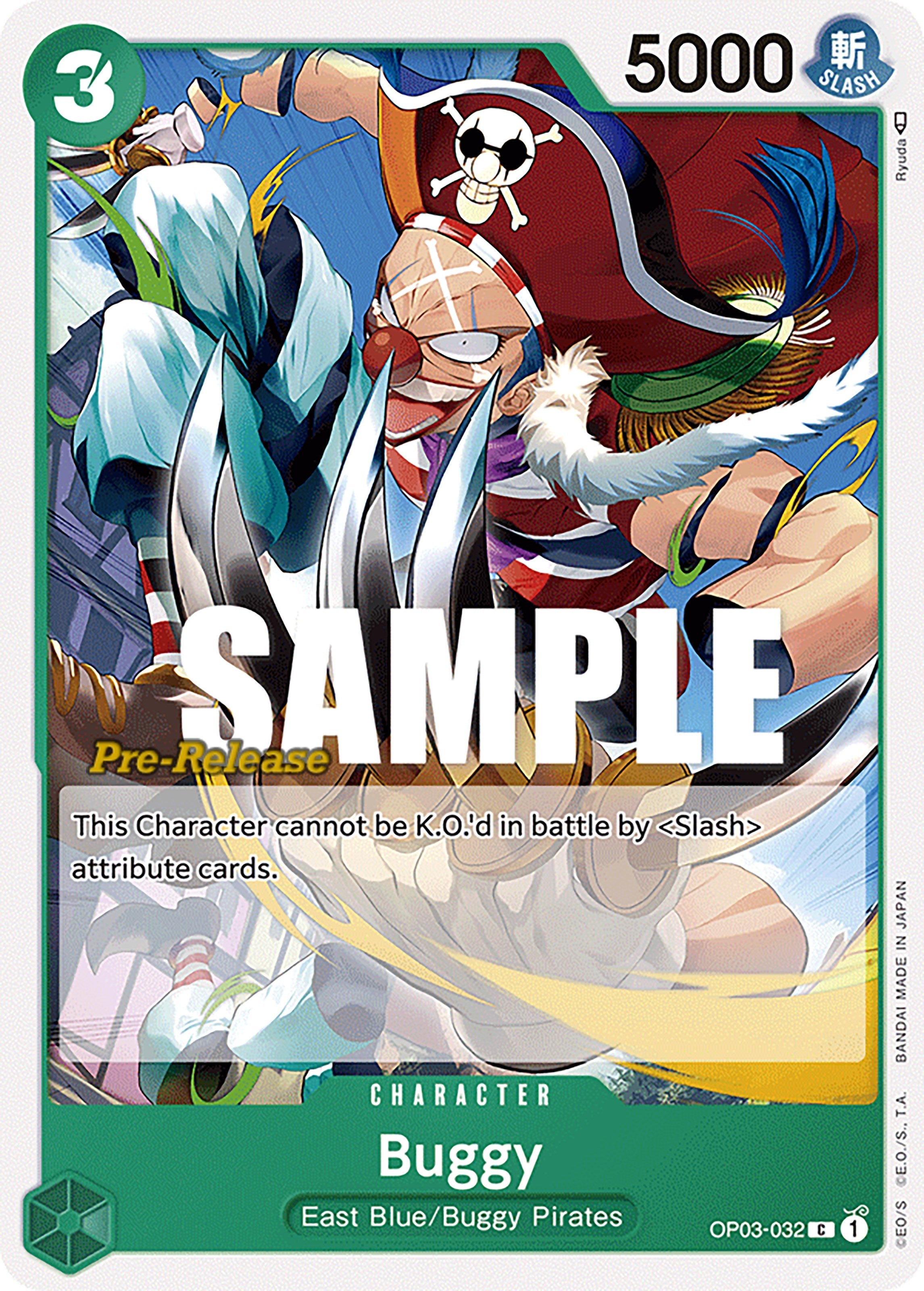 Image for Buggy (032) (OP03-032) (Pillars of Strength Pre-Release Cards) (OP03 PRE) - One Piece Card Game