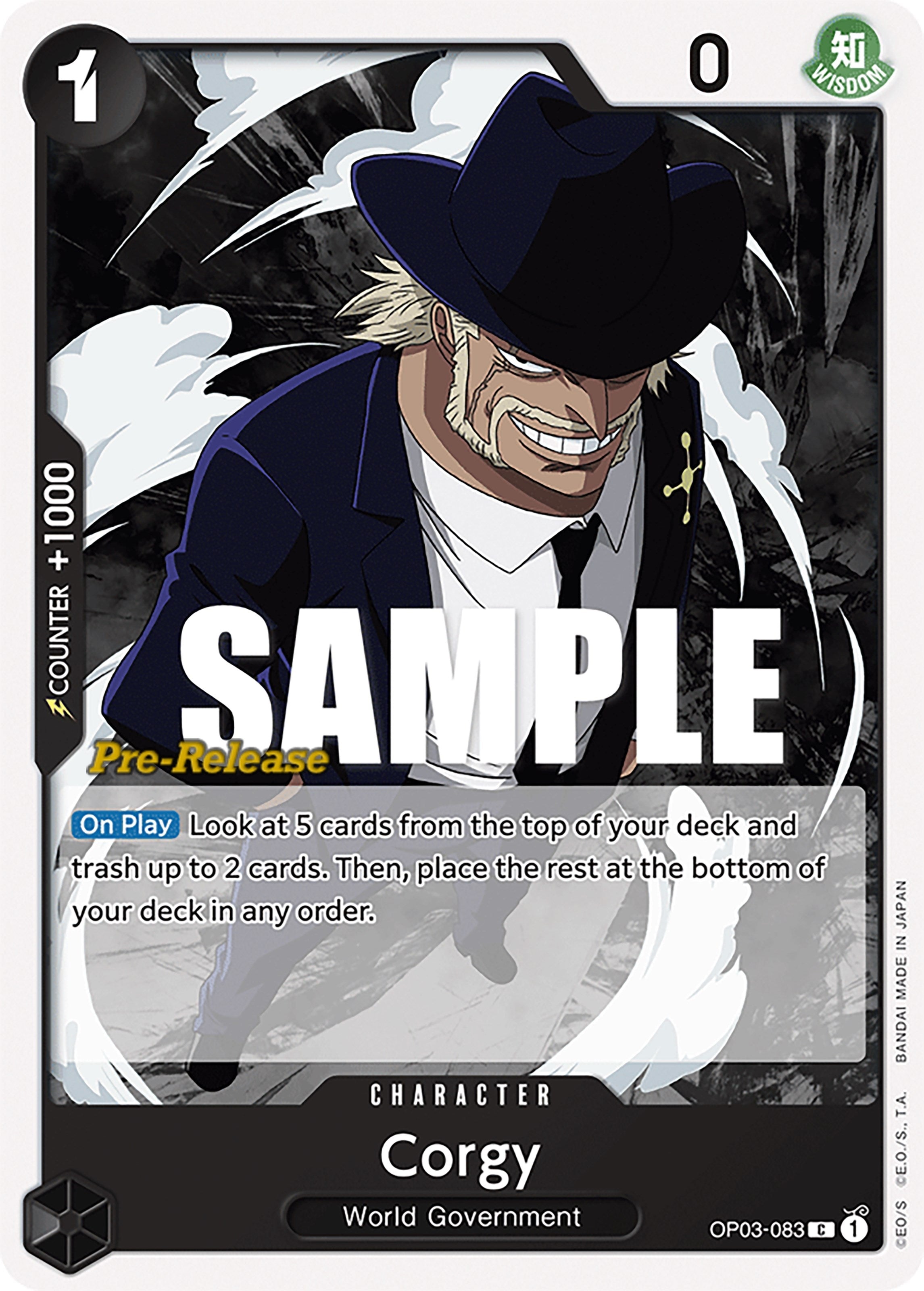 Image for Corgy (OP03-083) (Pillars of Strength Pre-Release Cards) (OP03 PRE) - One Piece Card Game