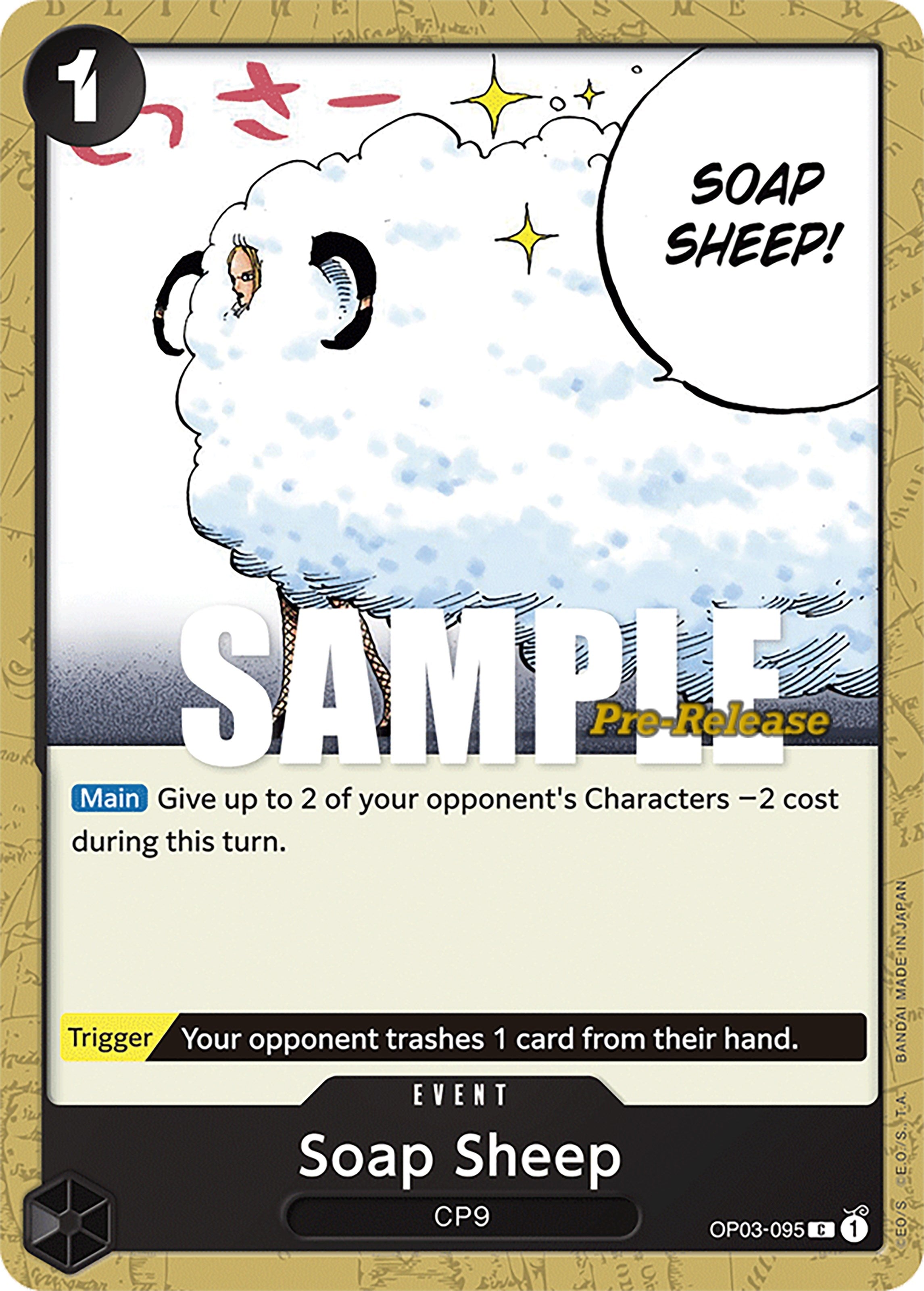 Image for Soap Sheep (OP03-095) (Pillars of Strength Pre-Release Cards) (OP03 PRE) - One Piece Card Game