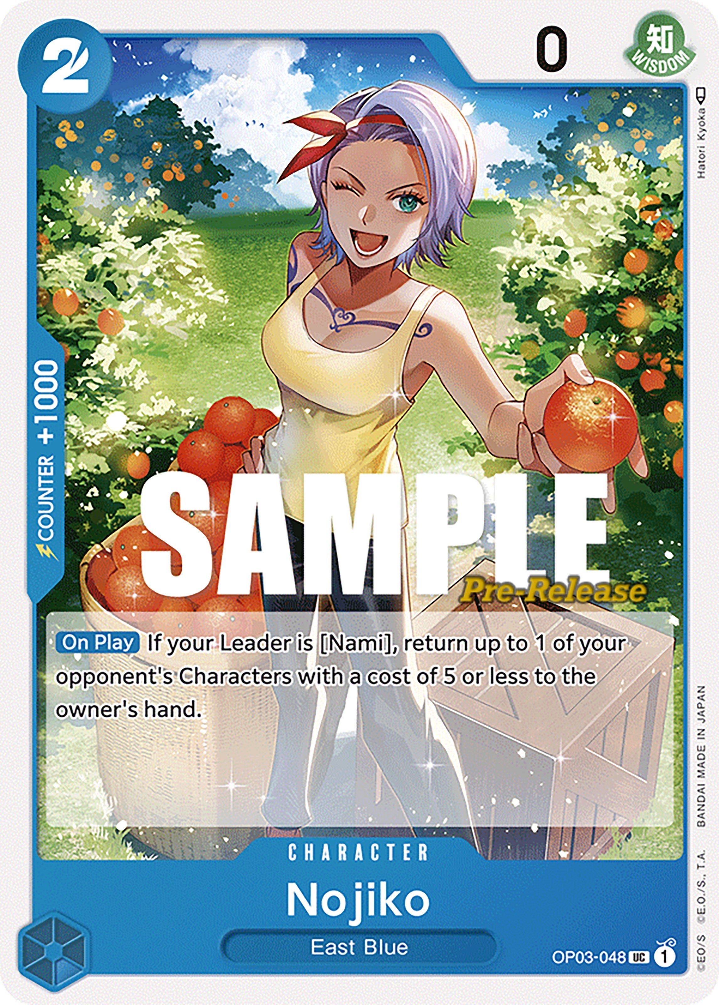 Image for Nojiko (OP03-048) (Pillars of Strength Pre-Release Cards) (OP03 PRE) - One Piece Card Game