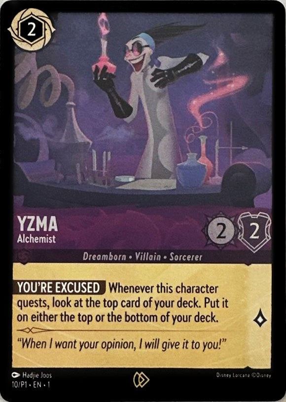 Image for Yzma - Alchemist (10) (Disney Lorcana Promo Cards) (DLPC) - Disney Lorcana
