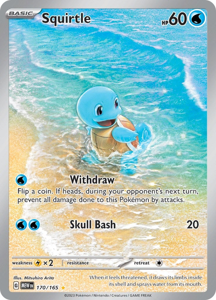 Squirtle (170/165) (SV: Scarlet & Violet 151) - PokeBox USA