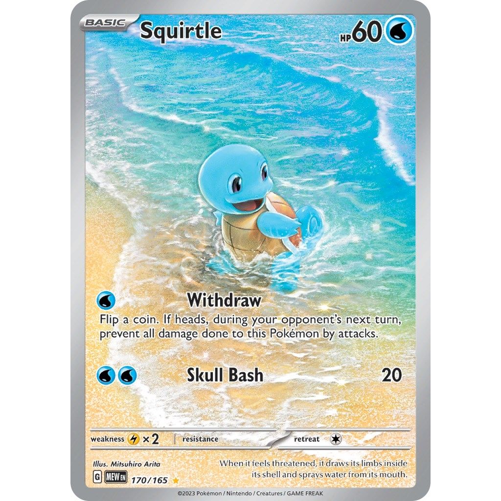 Squirtle (170/165) (SV: Scarlet & Violet 151) - PokeBox USA