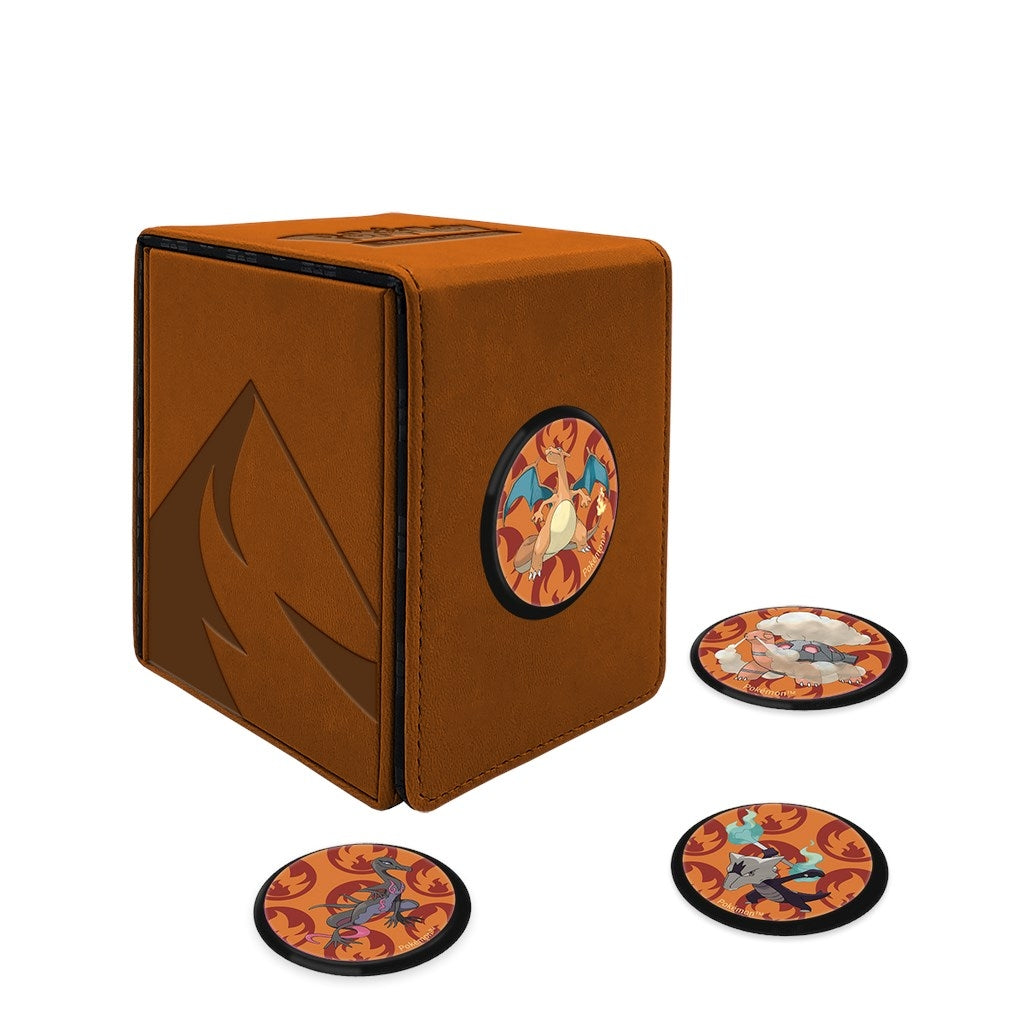 Image for Pokemon Gallery Series Scorching Summit Alcove Flip Deck Box - Deck Boxes