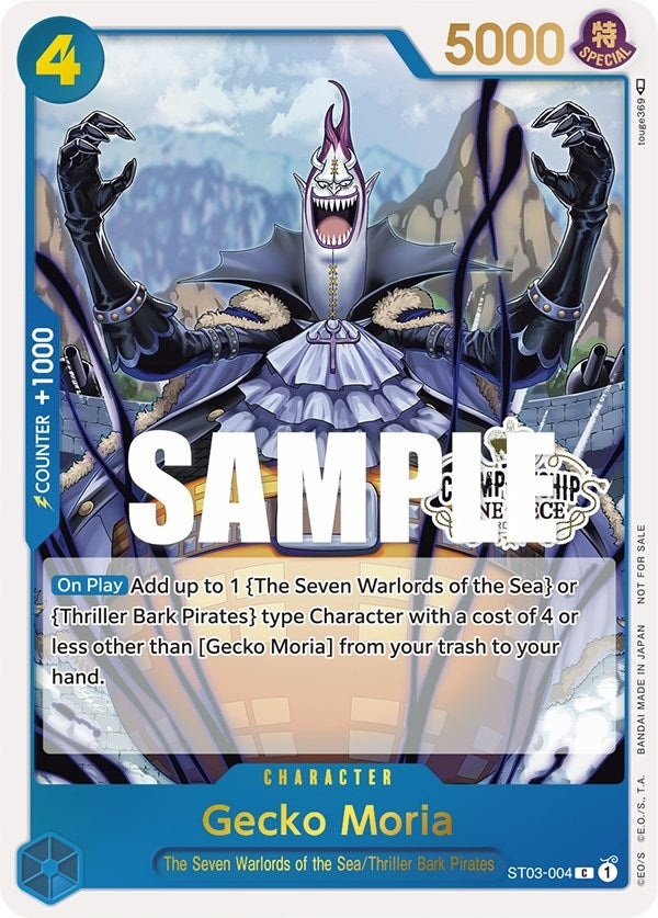 Image for Gecko Moria (Store Championship 2023 Participation Pack Vol.1) (ST03-004) (One Piece Promotion Cards) (OP-PR) - One Piece Card Game