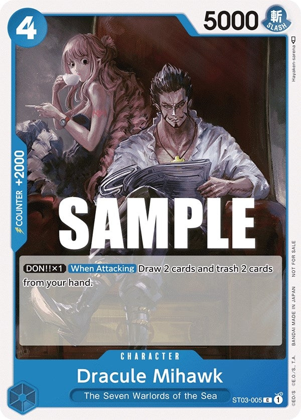 Image for Dracule Mihawk (Tournament Pack Vol. 4) (ST03-005) (One Piece Promotion Cards) (OP-PR) - One Piece Card Game
