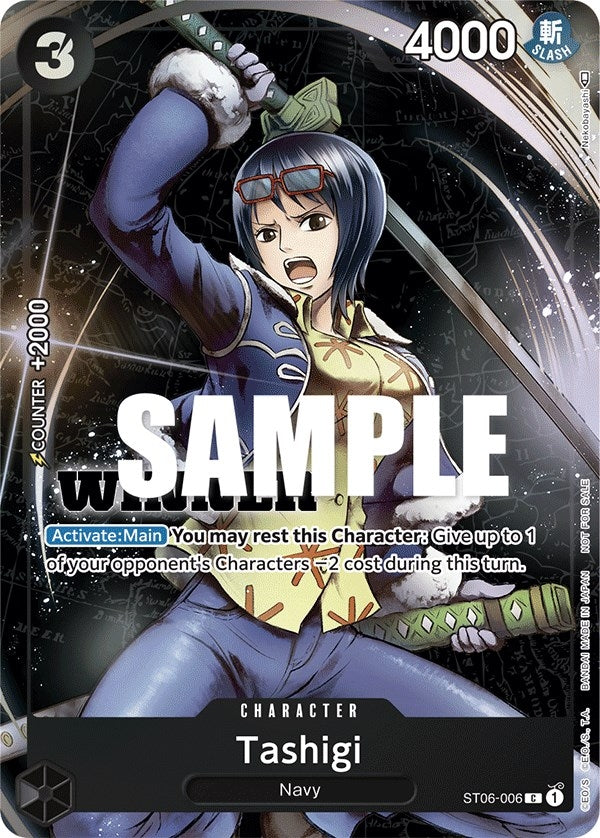 Image for Tashigi (Winner Pack Vol. 4) (ST06-006) (One Piece Promotion Cards) (OP-PR) - One Piece Card Game