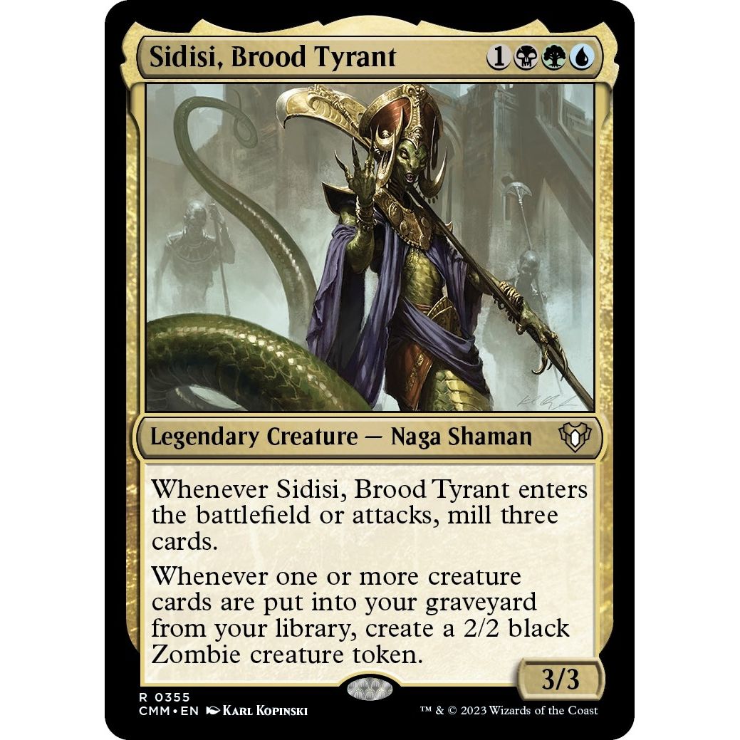 Sidisi, Brood Tyrant (355) (Commander Masters) - PokeBox USA