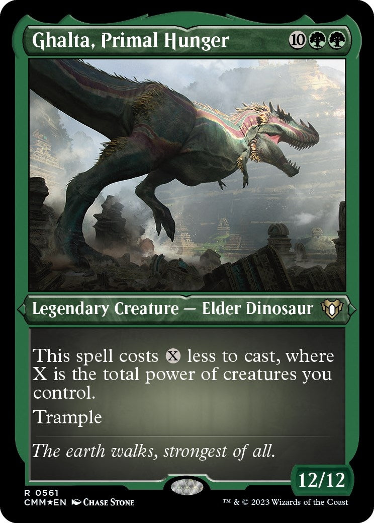 Ghalta, Primal Hunger (Foil Etched) (561) (Commander Masters)
