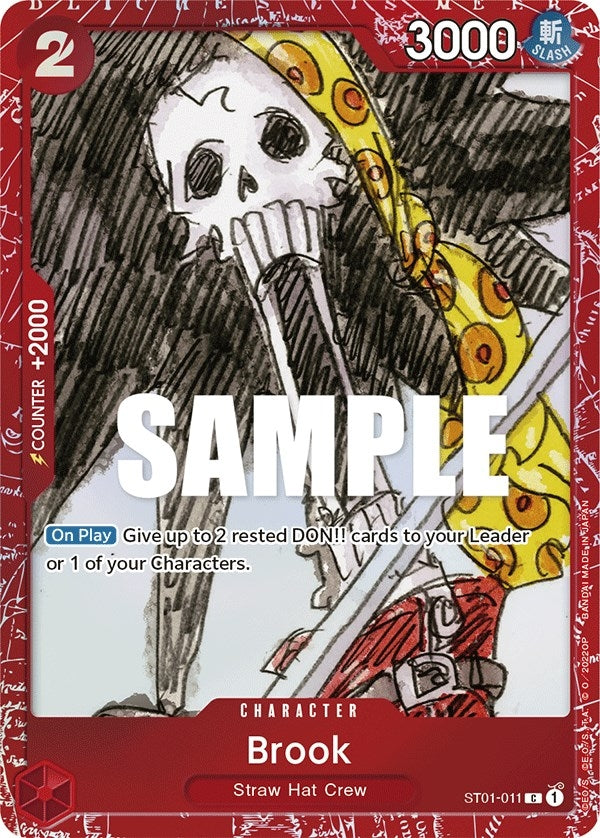 Image for Brook (Premium Card Collection -ONE PIECE FILM RED Edition-) (ST01-011) (One Piece Promotion Cards) (OP-PR) - One Piece Card Game
