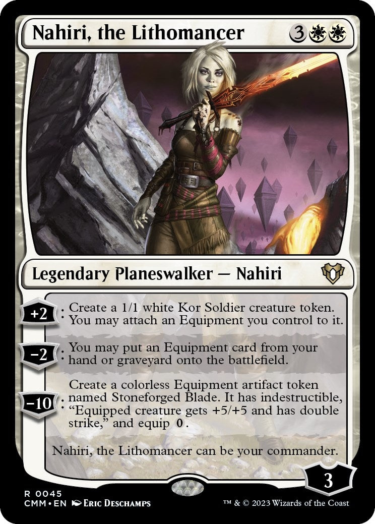 Nahiri, the Lithomancer (45) (Commander Masters)