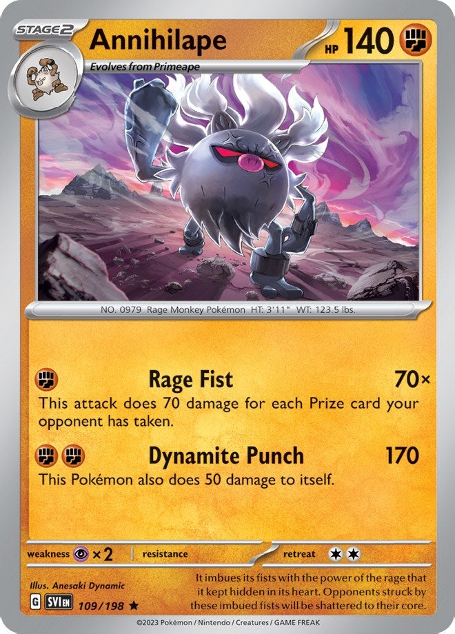 Image for Annihilape (109/198) (Deck Exclusives) (PR) - Pokemon
