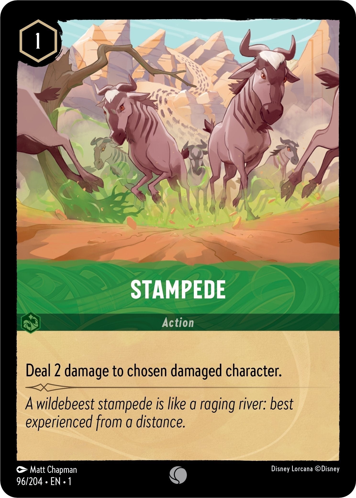 Image for Stampede (96/204) (The First Chapter) (1) - Disney Lorcana