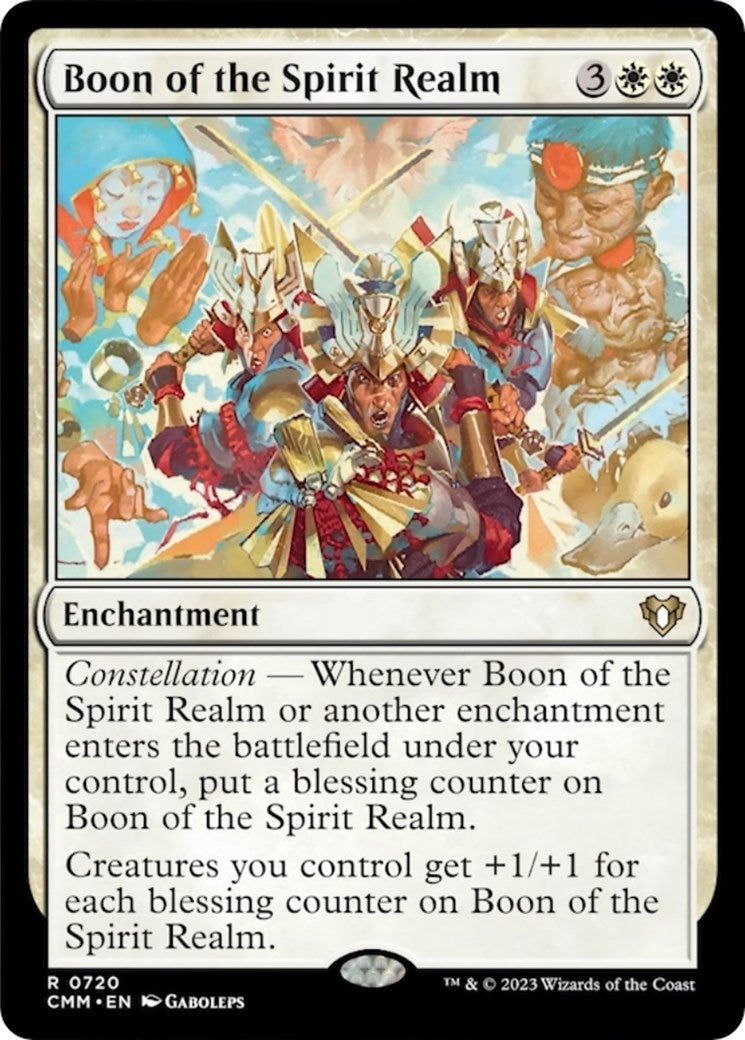 Boon of the Spirit Realm (720) (Commander Masters)
