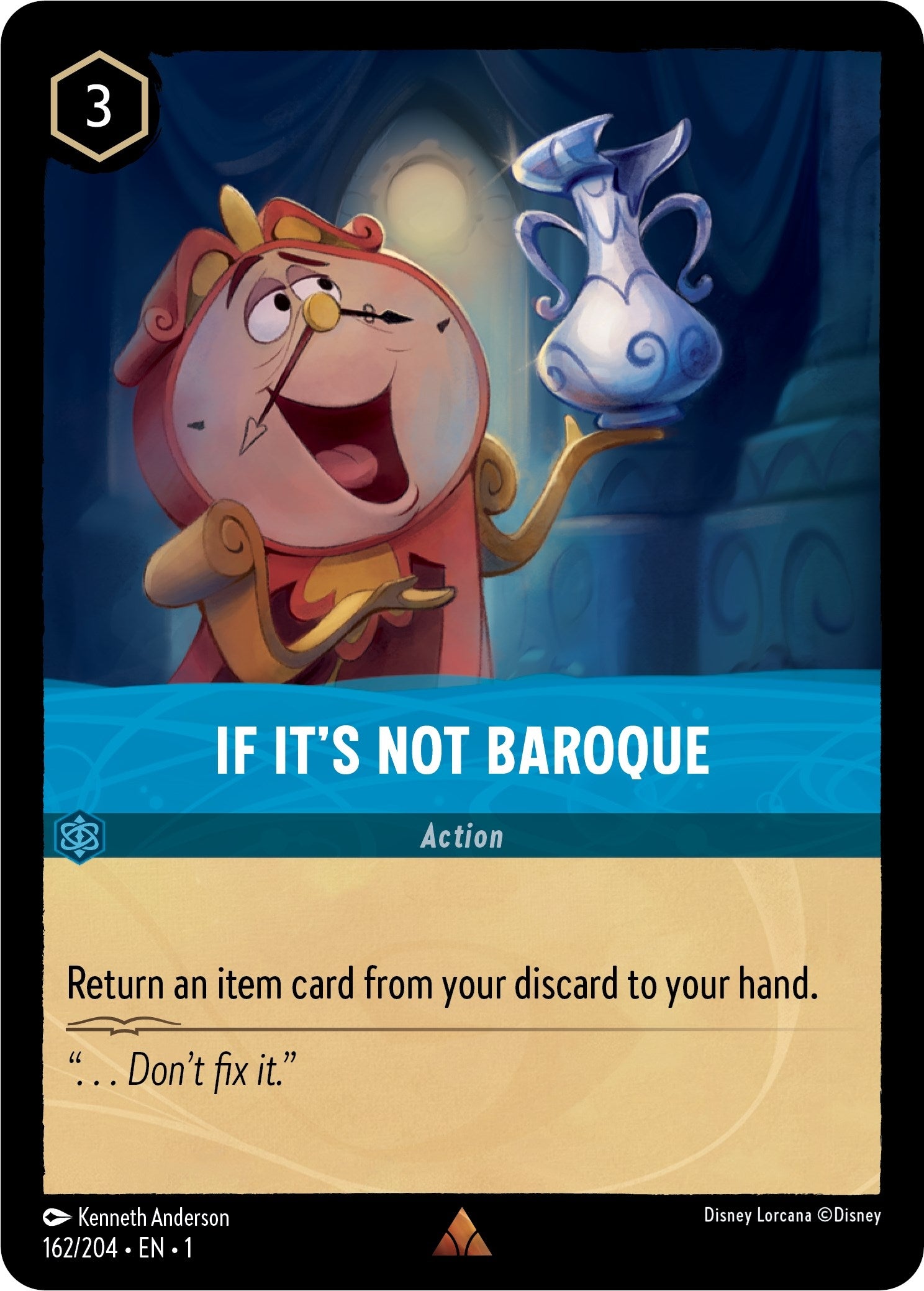 Image for If It's Not Baroque (162/204) (The First Chapter) (1) - Disney Lorcana