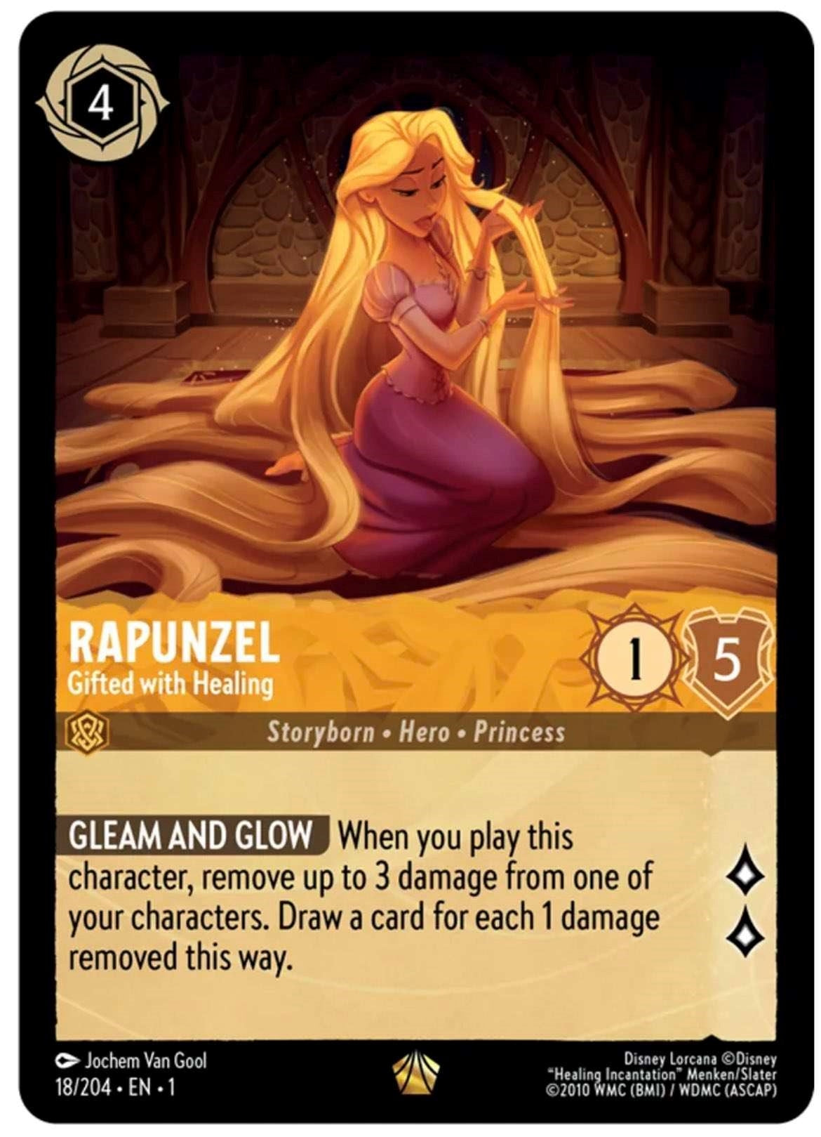 Image for Rapunzel - Gifted with Healing (18/204) (The First Chapter) (1) - Disney Lorcana