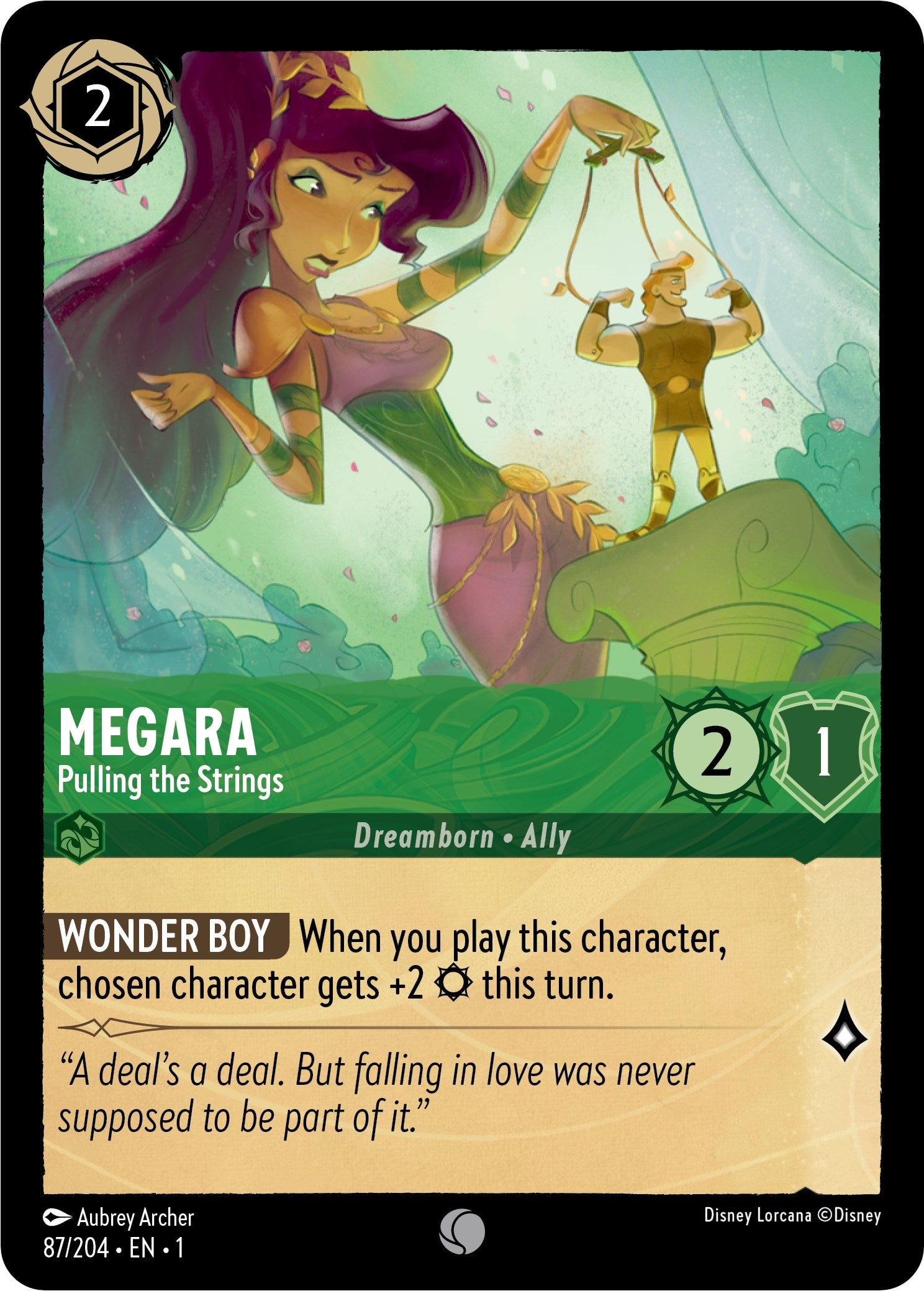 Image for Megara - Pulling the Strings (87/204) (The First Chapter) (1) - Disney Lorcana