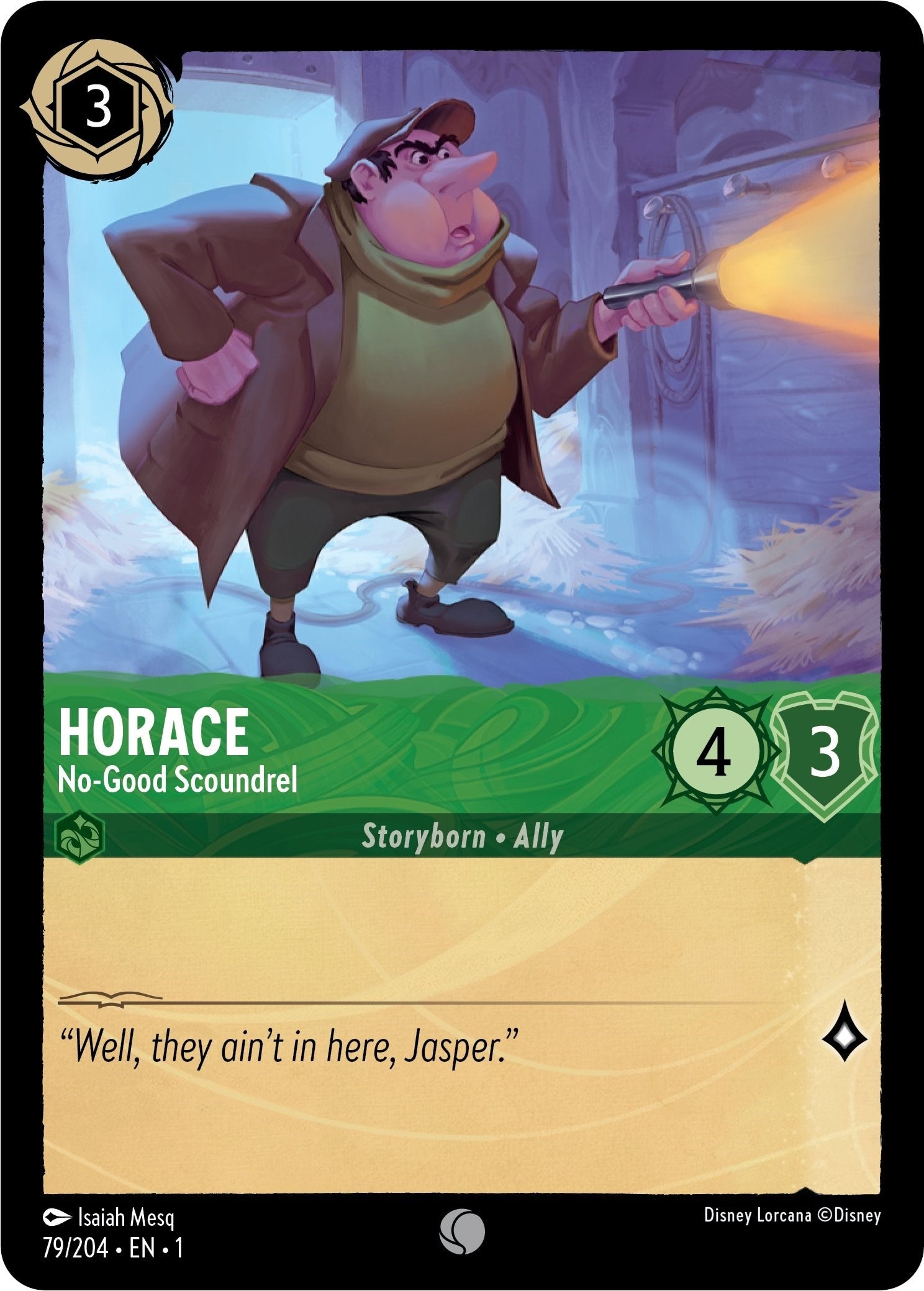 Image for Horace - No-Good Scoundrel (79/204) (The First Chapter) (1) - Disney Lorcana