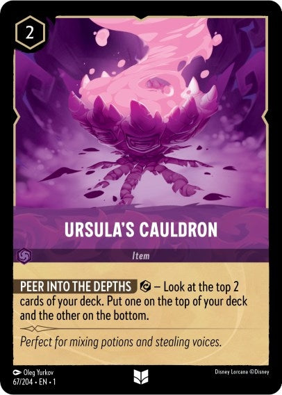 Image for Ursula's Cauldron (67/204) (The First Chapter) (1) - Disney Lorcana