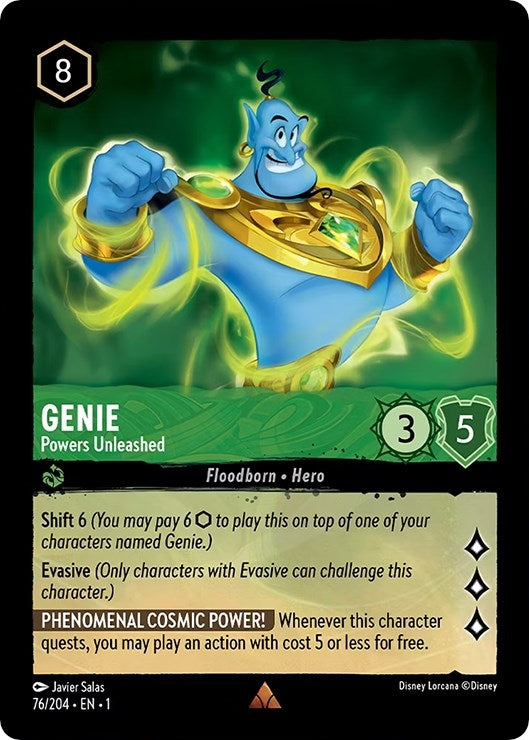 Image for Genie - Powers Unleashed (76/204) (The First Chapter) (1) - Disney Lorcana