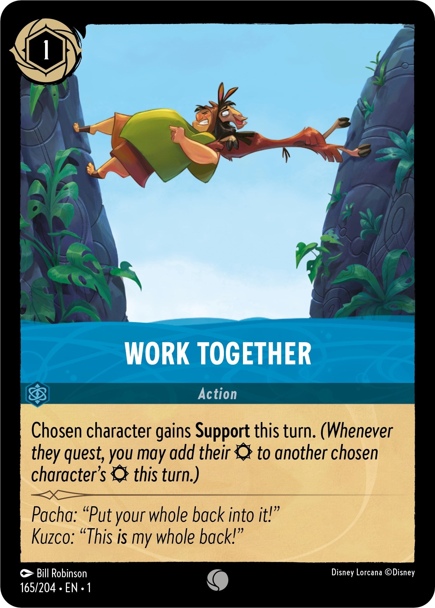 Image for Work Together (165/204) (The First Chapter) (1) - Disney Lorcana