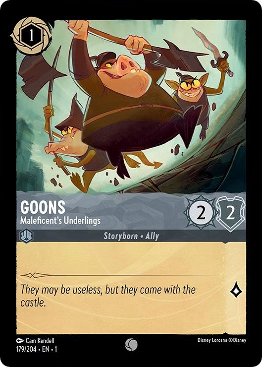 Image for Goons - Maleficent's Underlings (179/204) (The First Chapter) (1) - Disney Lorcana