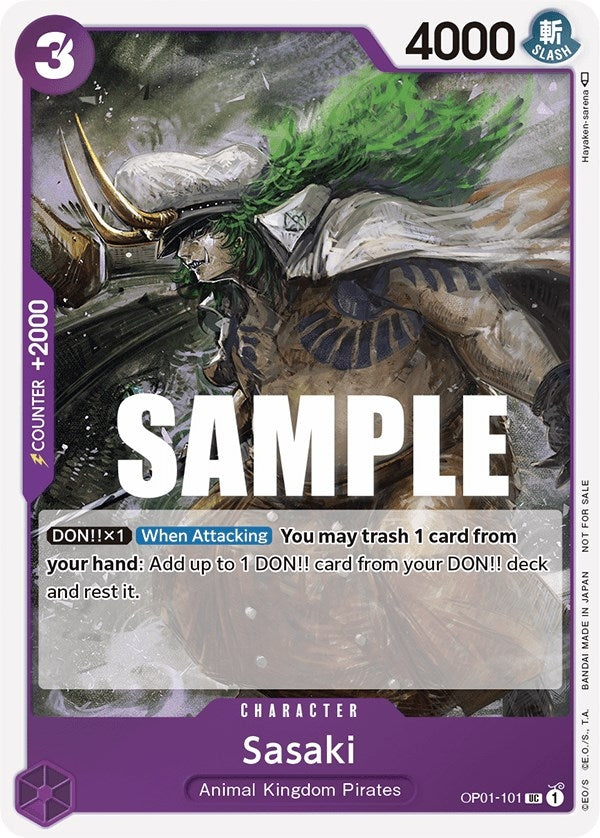 Image for Sasaki (Event Pack Vol. 2) (OP01-101) (One Piece Promotion Cards) (OP-PR) - One Piece Card Game