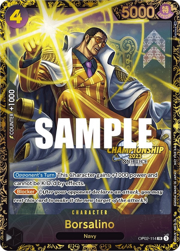 Image for Borsalino (Championship 2023) (OP02-114) (One Piece Promotion Cards) (OP-PR) - One Piece Card Game