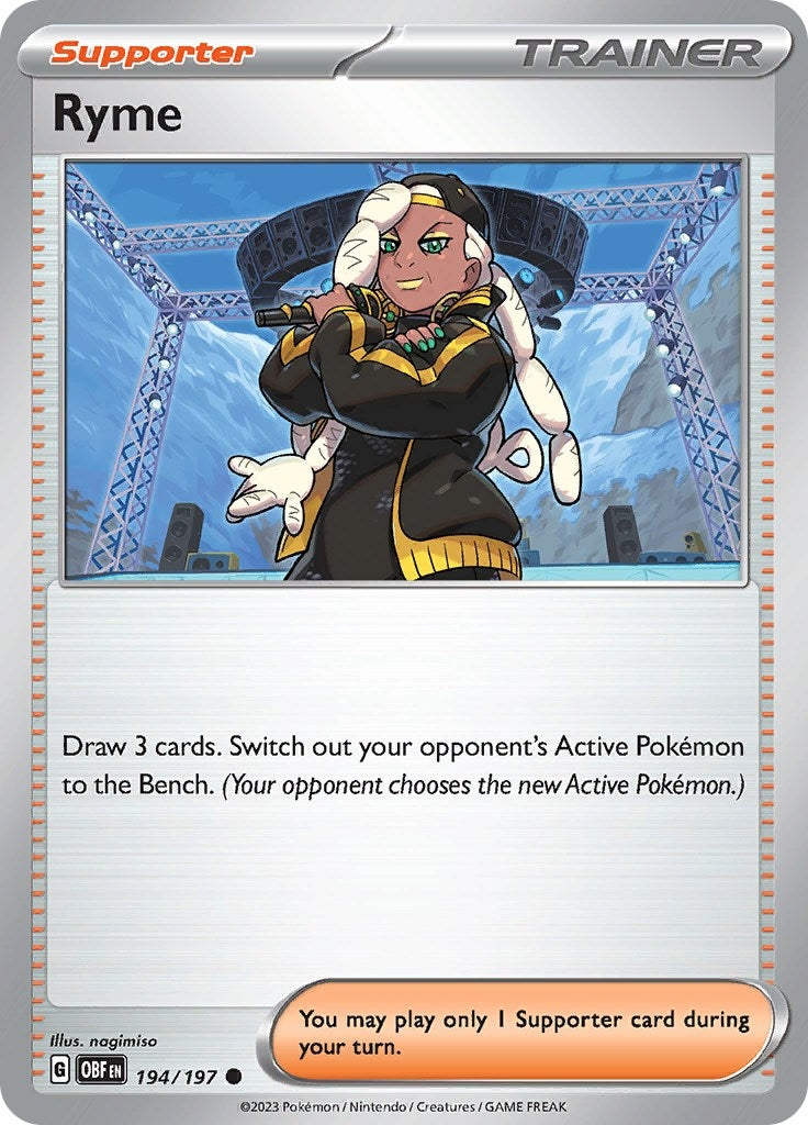 Image for Ryme (194/197) (SV03: Obsidian Flames) - Pokemon