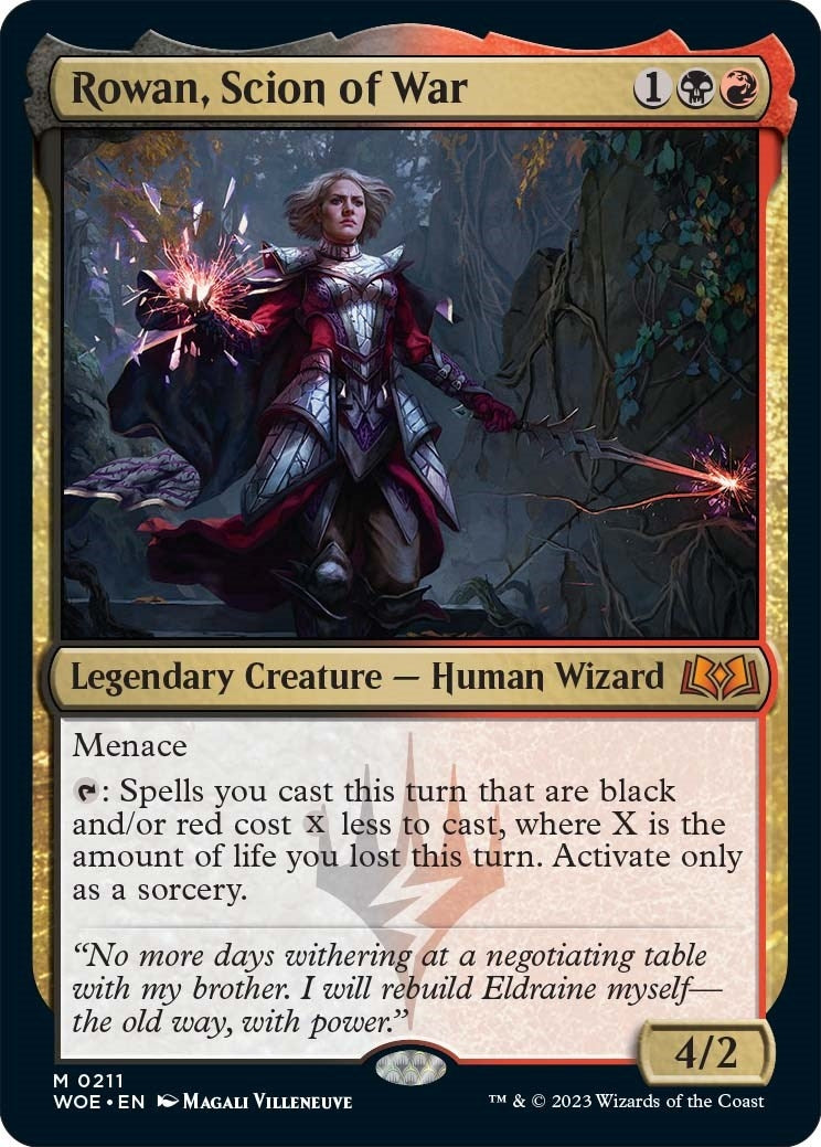 Rowan, Scion of War (211) (Wilds of Eldraine)