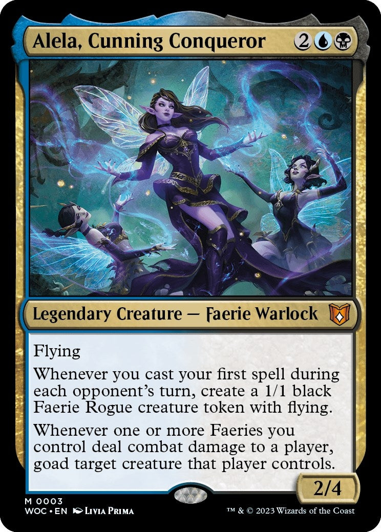 Alela, Cunning Conqueror (3) (Wilds of Eldraine)