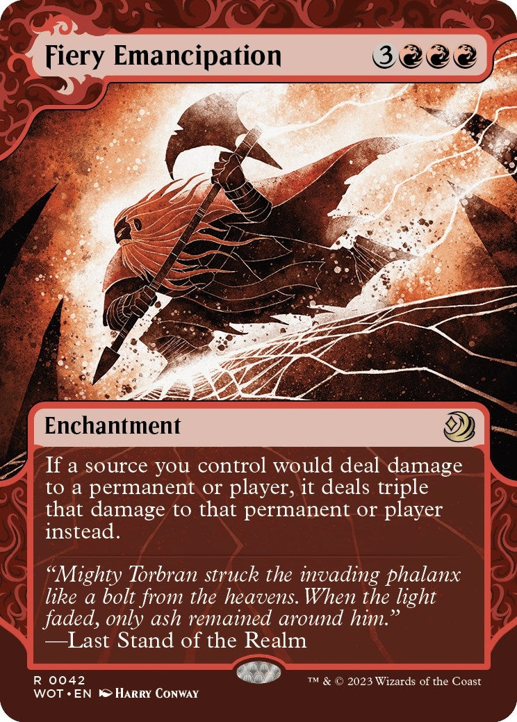 Fiery Emancipation (42) (Wilds of Eldraine: Enchanting Tales)