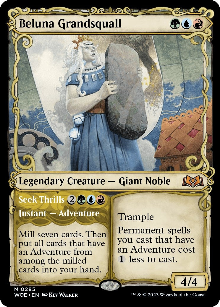 Beluna Grandsquall (Showcase) (285) (Wilds of Eldraine)