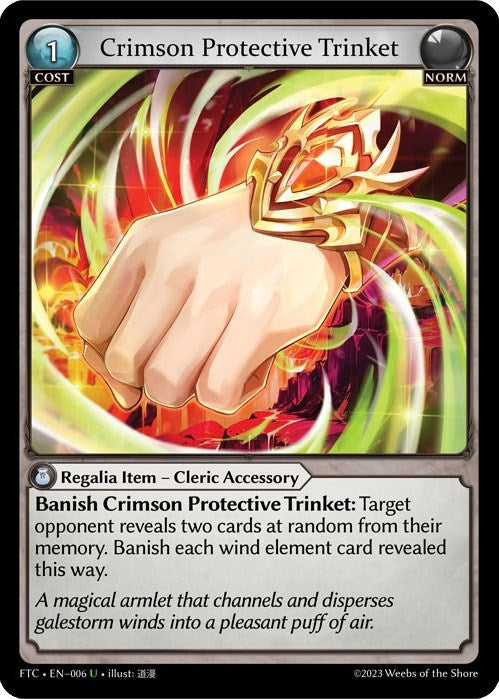 Crimson Protective Trinket (006) (Fractured Crown)
