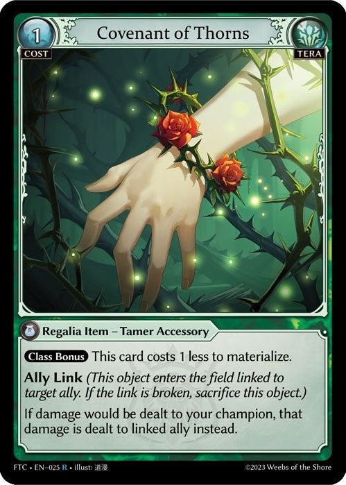 Image for Covenant of Thorns (025) (Fractured Crown) (FTC) - Grand Archive TCG