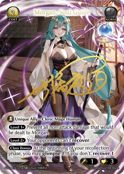 Image for Morgan, Soul Guide (CSR) (039) (Fractured Crown) (FTC) - Grand Archive TCG