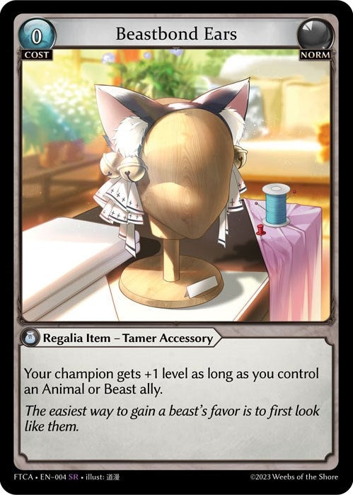 Image for Beastbond Ears (004) (Fractured Crown) (FTC) - Grand Archive TCG