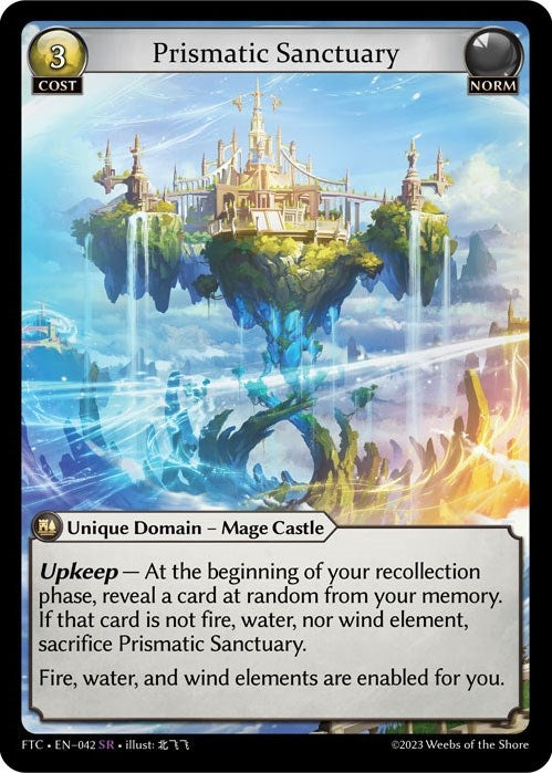 Image for Prismatic Sanctuary (042) (Fractured Crown) (FTC) - Grand Archive TCG