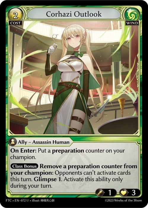 Image for Corhazi Outlook (072) (Fractured Crown) (FTC) - Grand Archive TCG